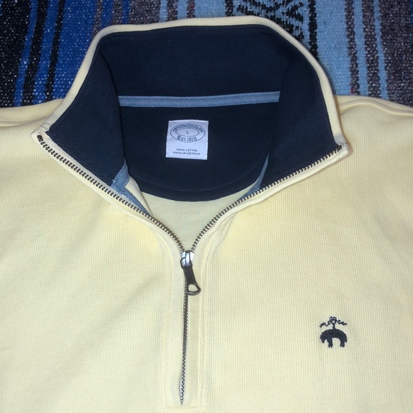 NEW Brooks Brothers Qtr Zip Pullover - Picture 2 of 13